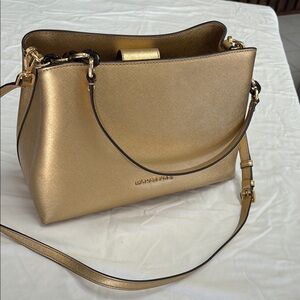 Michael Kors gold bag